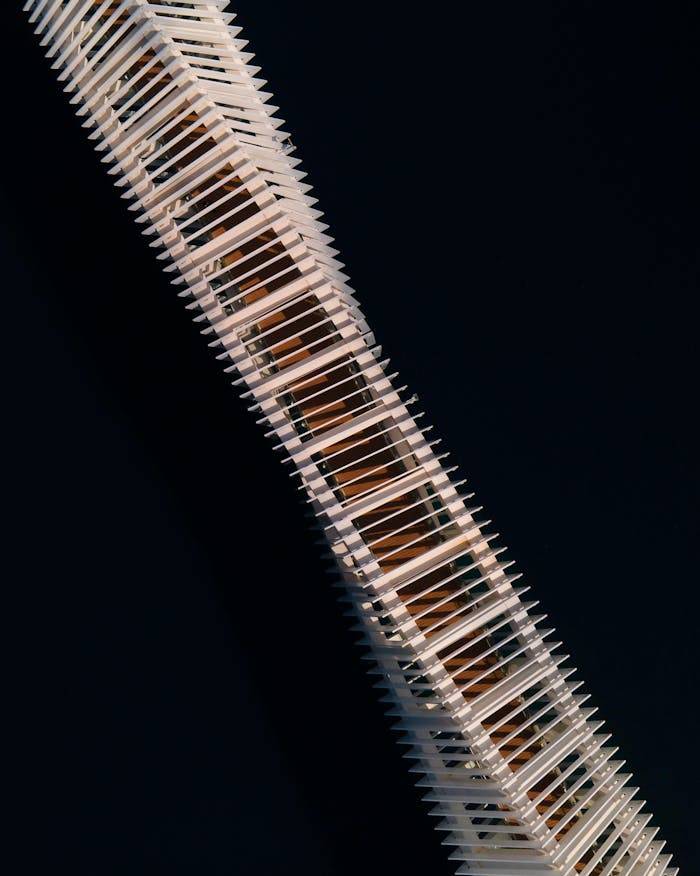 services-03 Aerial View of The Dubai Water Canal Foot Bridge